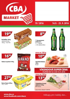 aktuální leták CBA 14.9.2016-25.9.2016