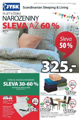 aktuální leták Jysk 15.9.2016-21.9.2016