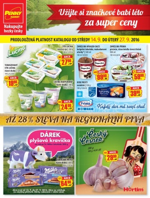 aktuální leták Penny Market 14.9.2016-27.9.2016