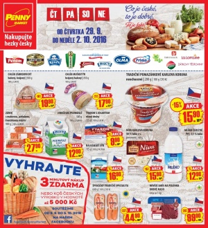 aktuální leták Penny Market 29.9.2016-2.10.2016