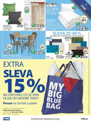 aktuální leták Jysk 29.9.2016-12.10.2016