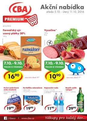aktuální leták CBA 5.10.2016-11.10.2016
