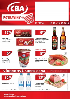 aktuální leták CBA 12.10.2016-23.10.2016