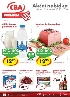 aktuální leták CBA 12.10.2016-18.10.2016