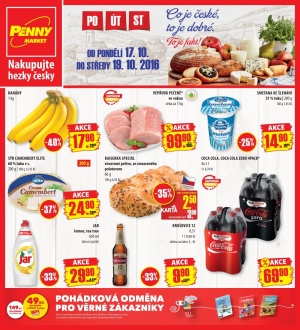 aktuální leták Penny Market 17.10.2016-19.10.2016
