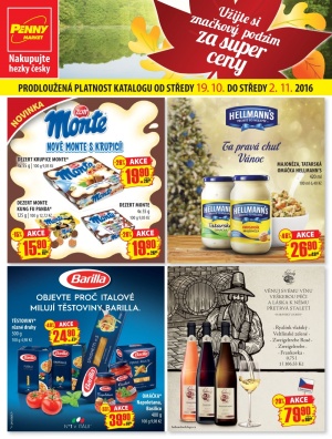 aktuální leták Penny Market 19.10.2016-2.11.2016