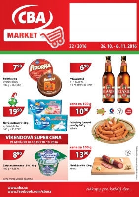 aktuální leták CBA 26.10.2016-6.11.2016