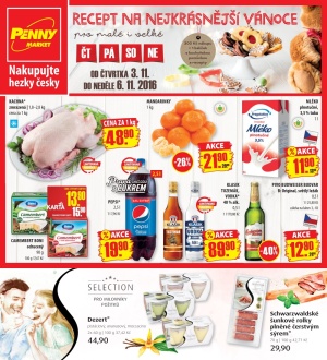 aktuální leták Penny Market 3.11.2016-6.11.2016