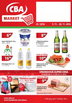 aktuální leták CBA 9.11.2016-20.11.2016