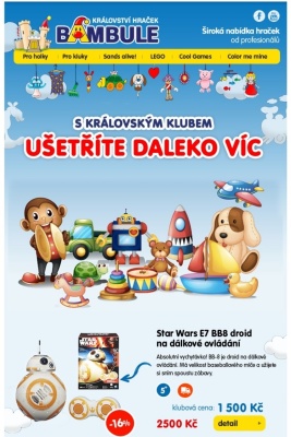 aktuální leták Bambule 6.11.2016-31.12.2016