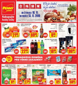 aktuální leták Penny Market 10.11.2016-13.11.2016