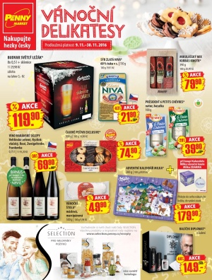 aktuální leták Penny Market 9.11.2016-30.11.2016