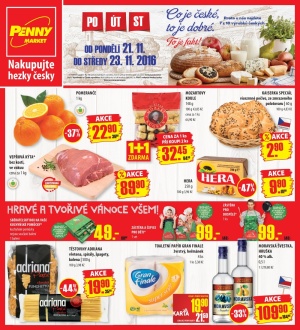 aktuální leták Penny Market 21.11.2016-23.11.2016