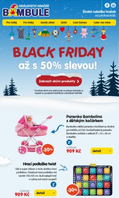 aktuální leták Bambule 25.11.2016-27.11.2016