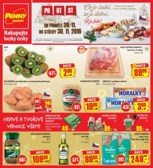 aktuální leták Penny Market 28.11.2016-30.11.2016