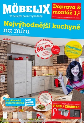 aktuální leták Möbelix 28.11.2016-31.12.2016