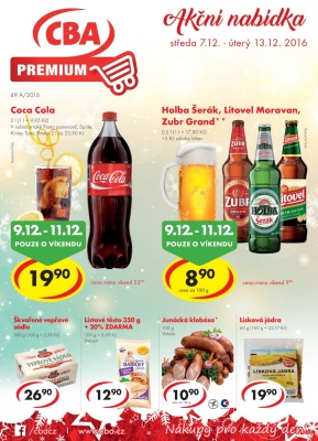 aktuální leták CBA 7.12.2016-13.12.2016