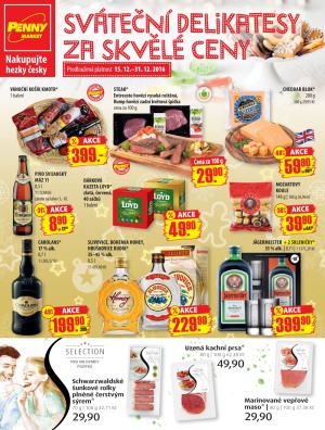 aktuální leták Penny Market 15.12.2016-31.12.2016