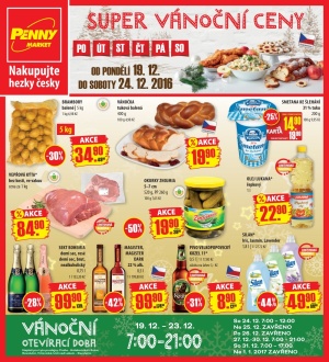aktuální leták Penny Market 19.12.2016-24.12.2016
