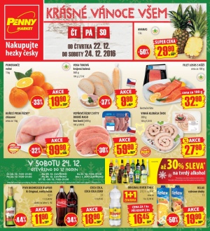 aktuální leták Penny Market 22.12.2016-24.12.2016