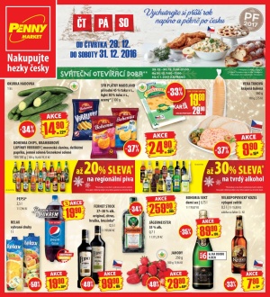 aktuální leták Penny Market 29.12.2016-31.12.2016