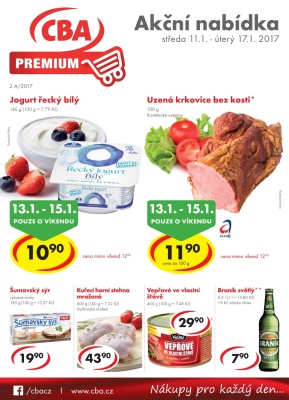 aktuální leták CBA 11.1.2017-17.1.2017