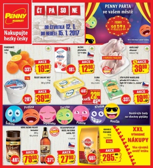 aktuální leták Penny Market 12.1.2017-15.1.2017
