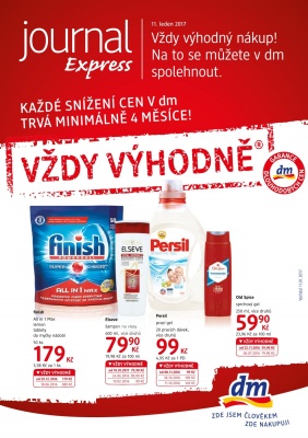 aktuální leták dm drogerie 11.1.2017-7.2.2017