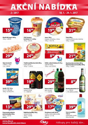 aktuální leták CBA 18.1.2017-29.1.2017