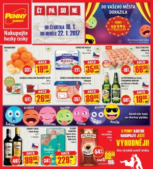 aktuální leták Penny Market 19.1.2017-22.1.2017