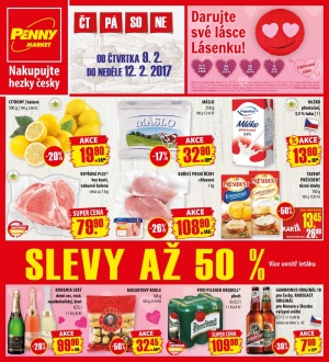 aktuální leták Penny Market 9.2.2017-12.2.2017