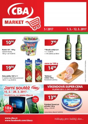 aktuální leták CBA 1.3.2017-12.3.2017
