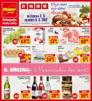 aktuální leták Penny Market 2.3.2017-5.3.2017