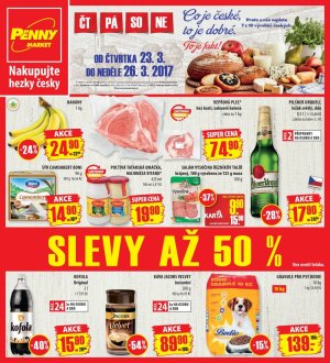 aktuální leták Penny Market 23.3.2017-26.3.2017