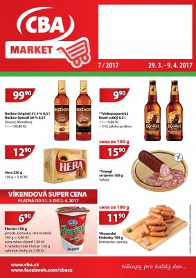 aktuální leták CBA 29.3.2017-9.4.2017