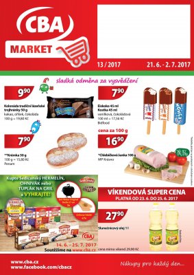 aktuální leták CBA 21.6.2017-2.7.2017