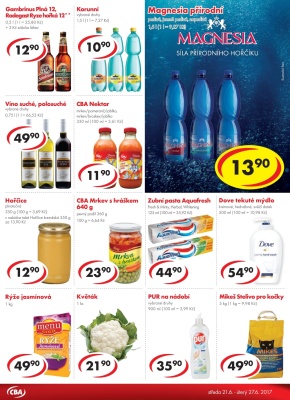 aktuální leták CBA 21.6.2017-27.6.2017