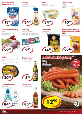 aktuální leták CBA 21.6.2017-27.6.2017