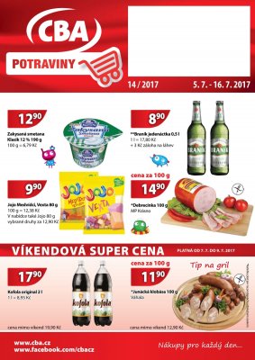 aktuální leták CBA 5.7.2017-16.7.2017