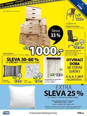 aktuální leták Jysk 29.6.2017-12.7.2017