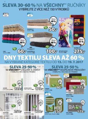 aktuální leták Jysk 13.7.2017-26.7.2017