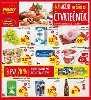 aktuální leták Penny Market 3.8.2017-6.8.2017