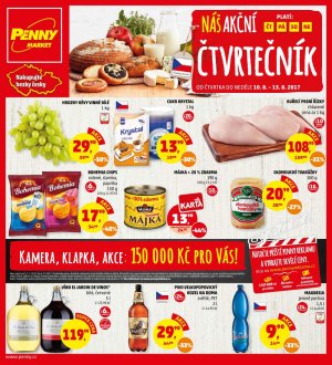 aktuální leták Penny Market 10.8.2017-13.8.2017