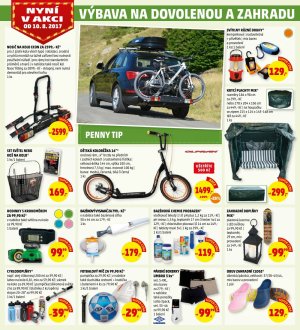 aktuální leták Penny Market 10.8.2017-13.8.2017