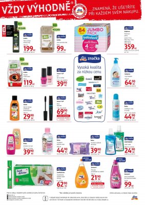 aktuální leták dm drogerie 9.8.2017-5.9.2017