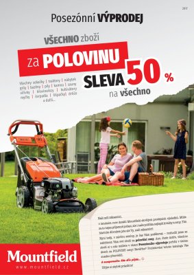 aktuální leták Mountfield 10.8.2017-22.8.2017