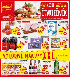 aktuální leták Penny Market 17.8.2017-20.8.2017