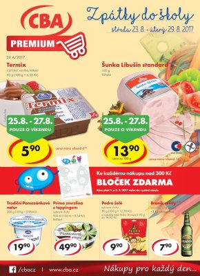 aktuální leták CBA 23.8.2017-29.8.2017