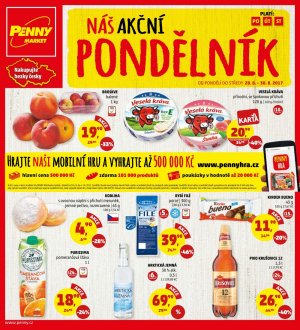 aktuální leták Penny Market 28.8.2017-30.8.2017