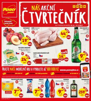 aktuální leták Penny Market 31.8.2017-3.9.2017